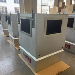 Ductless Industrial Air Conditioner 380V Water Chiller Heat Pump for Cooling Heating Automobile Workshop Warehouse