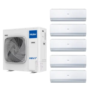 Ductless Mini Split DC Inverter Multi Zone VRF HVAC System for Large Home with Side Discharge