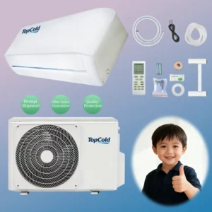 Durable Low Power Inverter Split Air Conditioners 9000-24000 BTU Air Conditioners for Apartment Living & Room Home