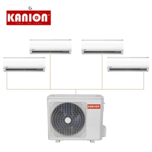 ETL AHRI Certified Multi Zone System Air Conditioners Heat Pump One Drag Three Ductless Air Conidtioners