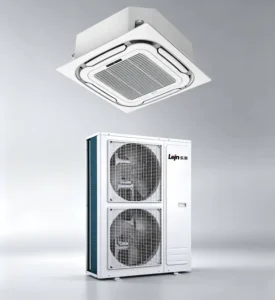 Electric 48000 BTU R32 Cassette Fan Coil Ceiling Split Air Conditioner OEM for Office Hotel Use Class Energy Efficiency