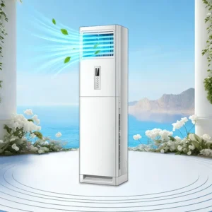 Electric Cooling Heating Hotel Use Variable Frequency Floor Standing Air Conditioners Factory Stand R410A Smart 24000 Btu