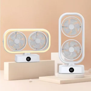 Electrical Cooling Rechargeable Standing Fan With Remote Control Circulating Table Desktop Portable Air Conditioner Tower Fan