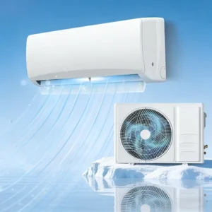 Energy Efficient 18000BTU Wall Mounted Air Conditioner Fixed Frequency Compact Low Noise Cooling Only Electric Household Hotel