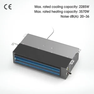 Energy Efficient Flexible Ducted Air Conditioner Fan Coil Unit HVAC Water Cooled System with Galvanized Steel