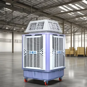 Energy Saving Evaporative Cooler 25000m³/h Four Air Vents Commercial Cooling Device for Retail Store Exhibition Hall