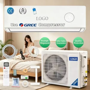 Energy Saving R410A Mini Split Air Conditioner 9000 36000 BTU Wall Mounted AC Unit Cooling Heating for Home Bedroom