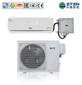 Explosion Proof Split Type Wall Mounted Air Conditioner R410A Digital Automatic Remote Control 1 Year Warranty IoT Enabled