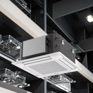 Factory Sale Price Commercial 4 Ways Ceiling Concealed Cassette Type Air Conditioner Heating and Cooling for Office Restaurant