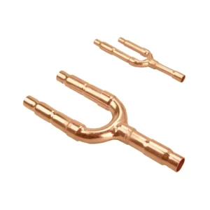 Factory Y Branch Copper Pipe Fitting Vrf Pipe Y Joint With Quality Midea FQZHW 04N1D