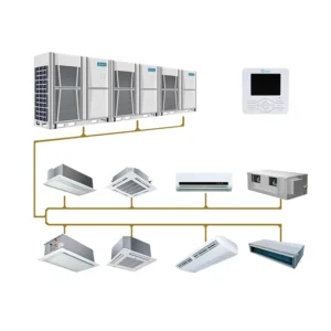 Floor 4 Way Cassette VRV Central Air Conditioning Indoor Type 48000 60000 Btu VRF System Air Conditioner