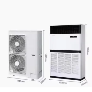 Floor Standing 10HP T3 Energy Efficient 48000BTU Inverter 16KW Air Cooling Unit Central Air Conditioner