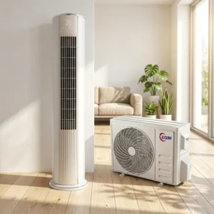 Floor Standing Air Conditioner 1.5 to 5 Ton Inverter Cooling for Large Space Shop Warehouse High Power Energy Efficient