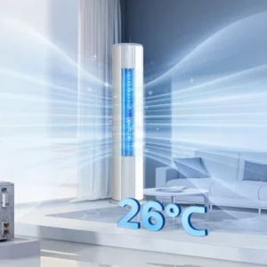 Floor standing Inverter Cooling and Heating Air Conditioner 18000 BTU Energy Efficiency Class a EER 3.2 R 32 Refrigerant