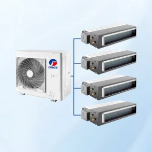 For 12kW 60000 BTU Central VRF Mini Cassette Air Conditioner Commercial Eco Friendly Motor & Pump DC R410a