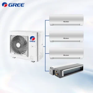 For 28000Btu VRF Energy Saving Ducted Central Air Conditioning System AC Fan Motors Pump Compressor School Multi Zone Use