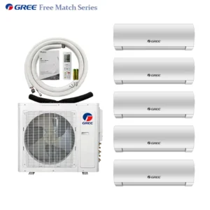 Free Match Multi Split AC 18000-42000BTU Inverter 220V 50Hz Light Commercial HVAC Project Solution for Clinic Center Area