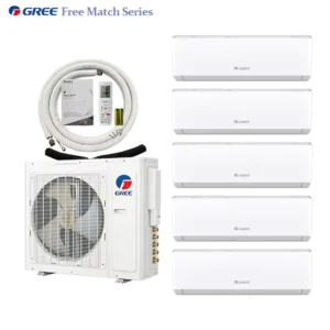 Free Match Multi Split Air Conditioner 18000BTU Inverter R32 Light Commercial HVAC System Project Solution for Office Mall