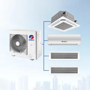 Full DC Inverter R410A Mini VRF Multi Split AC System for Household with Ducted and Ceiling Cassette Units