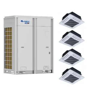 GMV6 GMVX VRF System Air Conditioner 30hp Capacity Modular HVAC Commercial AC with Cassette Indoor Units DC R 410A