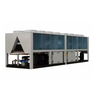 GRAD High Efficiency HVAC Air Cooled Screw Chiller Unit Dual Compressors Central Condition Free Cooling