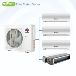 Gree 24000 Btu Fan Coil Unit Other Air Conditioning Indoor Split System Inverter Multi Zone Split Air Conditioners Outdoor