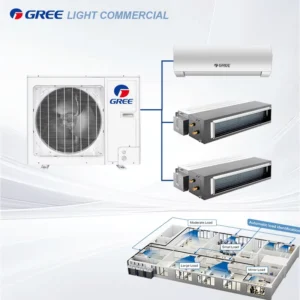 Gree Light Commercial Air Conditioner 27300BTU Full DC Inverter HVAC Project Solution OEM ODM for Commercial Building Africa