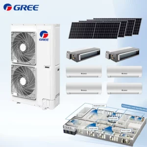 Gree Puremind Multi Zone VRF HVAC System 8 36HP Solar air Conditioner Full DC Inverter CE Certified Project Solution for Office