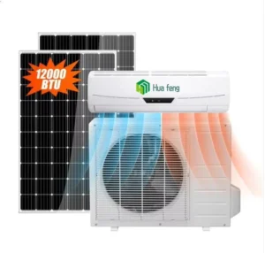 HF Solar Energy Saving and Efficient 12000 Btu Solar Air Conditioner On Off Hybrid Inverter System Air Conditioner for Home