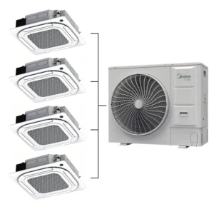 HVAC Mini VRF VRV 220V/50Hz Heat Pump Commercial Central Air Conditioner for Home Office R32 DC Fan