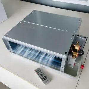 HVAC System Ceiling Mounted FCU Chilled Water Ducted
