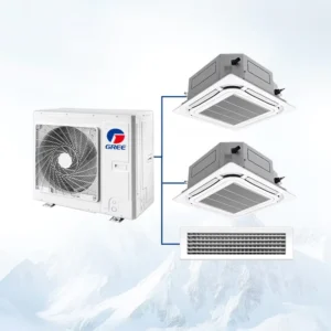 HVAC VRF Central Air Conditioner Wall Mounted Fan Coil Unit Cooling Heating Energy Efficient Class Household EVI Technology