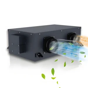 Hidden Duct Square Ceiling Ventilation System with Dual Flow Air Exchange Energy Saving for Homes Hospitals Schools