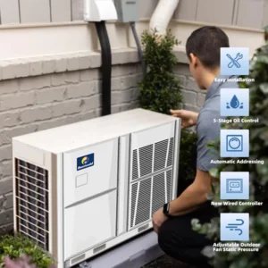 High Capacity VRF Central Air Conditioner 30 Ton Inverter HVAC System for Factory Outdoor Commercial Use