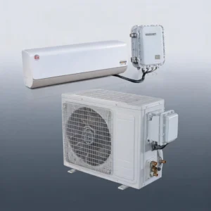 High Efficiency Explosion Proof Wall Mounted Split Air Conditioner 2500W Cooling Capacity R 22 Refrigerant High Safety