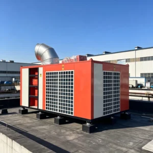 High Efficiency Industrial Rooftop Air Conditioner (RTU) DX Type Packaged HVAC Unit Side Discharge