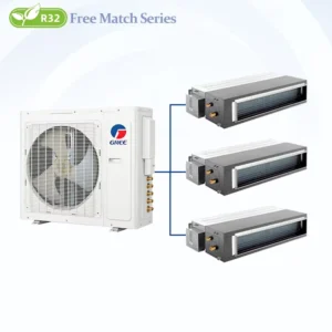 High Efficiency WiFi Control R32 Inverter 18000btu Air Conditioners Commercial Multi Zone Mini Split AC