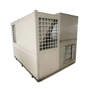 High Heat Recovery Air Cooled Rooftop Package A/C Unit Customizable Dimensions Hotels Hospitals PLC Controlled