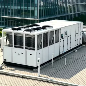 High Heat Recovery Air Cooled Rooftop Package A/C Unit Customizable Dimensions PLC Controlled