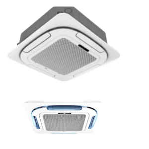 High-Power Electric Ceiling Cassette AC 16kW Cooling Heating 2100m/h Airflow Variable Frequency Class A+ Energy Efficient Quiet