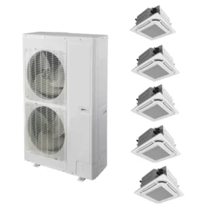 High Quality VRF VRV System Multisplit Cassette Central Air Conditioner 8 Way Cassette Type Fan Coil Unit