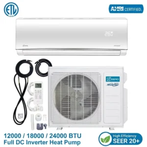 High SEER R32 Inverter Split Air Conditioner 12000 BTU Wall Mounted AC Unit