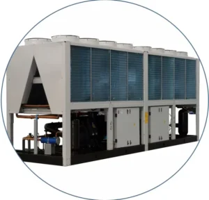 High Temperature Direct Supply Heat Pump Air Cooled Screw Energy Saving Water Chiller Air Conditioner for Mall