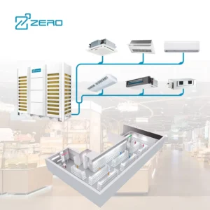 Home Inverter Ducted Ceiling Split VRF System Air Conditioner 56KW 20HP Commercial Kitchen Shop Use Motor Pump Energy Saving