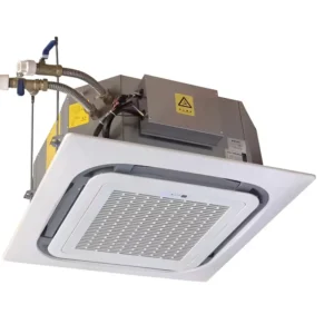Horizontal Concealed Fan Coil Unit High Efficiency Ceiling Cassette Air Conditioner for Hotel Office Climate Control