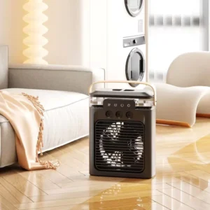 Hot Sales Portable 3 Wind Speeds 3 Spray Evaporative Water Cooling Mini Air Conditioner Fan Air Cooler Fan Small Fan Mini