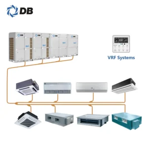 Hotel HVAC System VRV VRF DC Inverter Multi Split Air Conditioning Commercial Central Air Conditioners