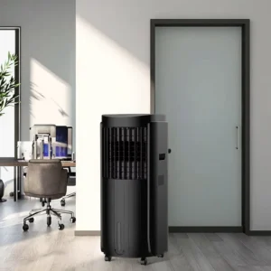 Hotel Lobby Tower Floor Standing Bladeless Fan Air Cooler Low Noise for Interior Use
