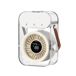 Ice Mist Air Conditioner Fan 100 Speeds 4000mAh Large Capacity Cooling Remote Control USB Household Car