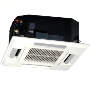 Indoor 4 Way Brushless Motor Cassette Ceiling Mounted Fan Coil Unit for Commercial HVAC Low Noise Energy Saving Eco Friendly